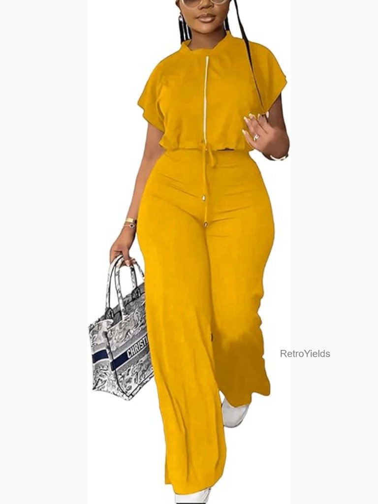 Casual 2 Piece Sweatsuit Set Jogger Lounge Outfit Active Tracksuit